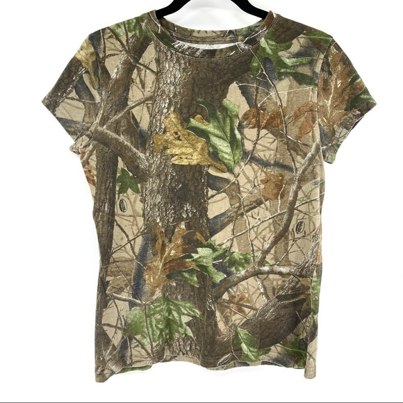 5/$25 Ivory Outfitters Camouflage Shirt - Picture 1 of 8